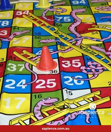 snakes and ladders board game